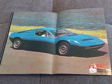 Come To Marlboro Country 2 A4 Page Maserati Merak SS Vintage 80's Car Poster