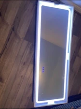 Transform Your Space: LVSOMT RGB Color Changing Lighted Full-Length Mirror 47x16