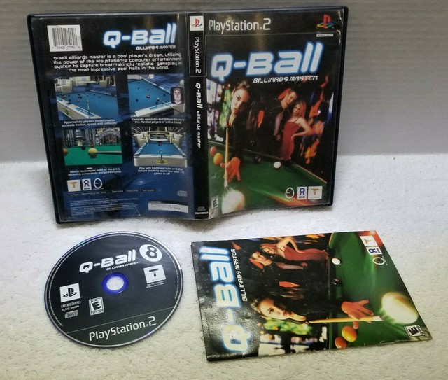 QBall Billiards Master (Sony PlayStation 2, 2000) TESTED GOOD