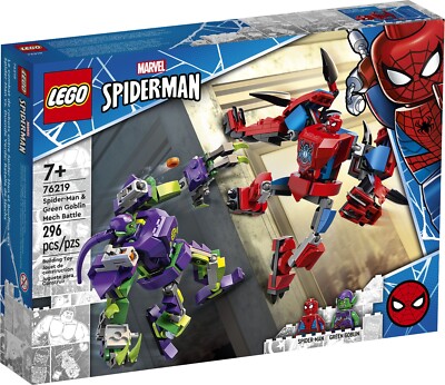 LEGO  MARVEL Super Heroes 76219 Spider-Mans und Green Goblins Mech-Duell NEU OVP