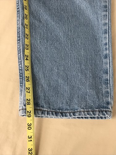 Jeans Levis's 550 uomo 38 x 30 relaxed fit denim blu chiaro vero 36x29 cotone - Foto 10 di 11