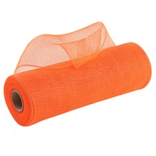 Wreath Maker Orange Deco Mesh - 10" x 10 Yards, Halloween, Thanksgiving, Wreath