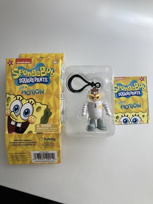 SpongeBob SquarePants Chibi In Motion New Open Box Sandy Cheeks Clip-on Dangler