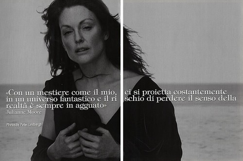 2008 Peter Lindbergh Julianne Moore 22 páginas editorial revista - Imagen 2 de 11