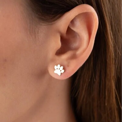 Dog Paw Earrings, Cat Paw Earrings