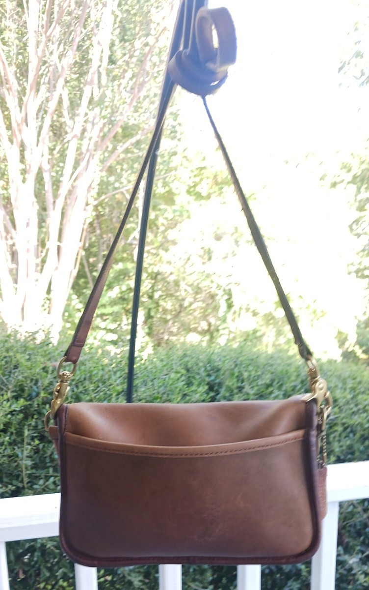 Coach 212 0647 Vintage Pocket Purse Brown Made in New York City