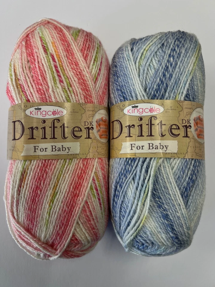 King Cole Baby Drifter DK 100g ball Was £5.19 Now £4.00