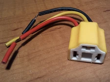 Studebaker 5-3/4" HI AMP Ceramic Headlight Connector Plug Lamp Bulb Socket NOS