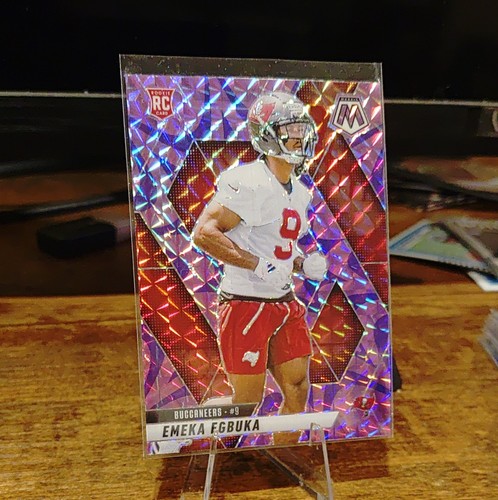 2025 Panini Mosaic - Rookies Emeka Egbuka #376 Camo Pink Mosaic Prizm (RC)