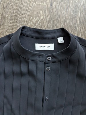 NWT: Aritzia Babaton Shirt Dress, XS, Black, Polyester, Women's