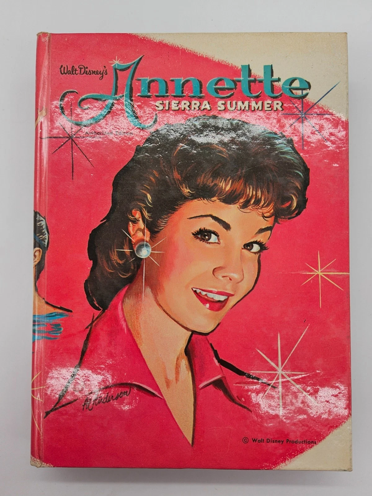 Walt Disney Annette Sierra Summer Authorized Edition Hardcover 1960 Vintage Book image 2