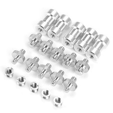 20pcs 1/4 Inch 3/8 Inch Male Female Converter Threaded Adapter Screws Accessory