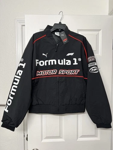 Puma F1 Pilot Formula 1 Bomber Full Zip Jacket Men’s Size M Black 635353 01 - product listing photo