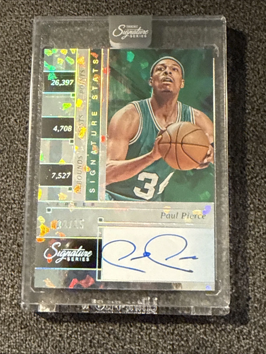 Panini Paul Pierce Basketball Autographed Sports Trading Cards
