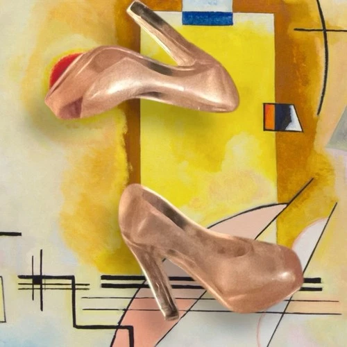 GOLD - Barbie Doll Shoes VTG Fashion Accessories Authentic USA Boots Stilettos