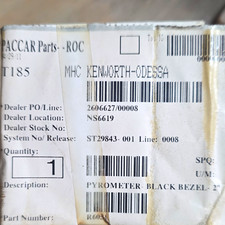 R605 Isspro Pyrometer Black Bezel 2 Inch Oem Gauge Kenworth