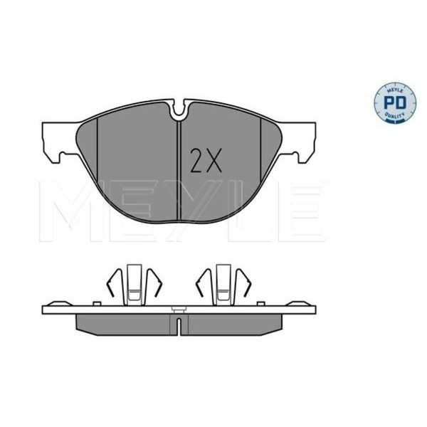 Meyle BremsbeläGe Bremsbelegsatz Vorne System Ate FüR Bmw X6 X5-image
