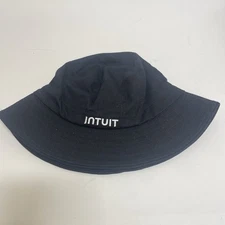  Intuit Logo Global Tech Platform Graphic Black 5 Panel Hat Cap One Size