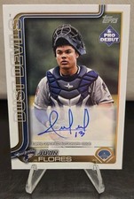 JUAN FLORES 2025 TOPPS PRO DEBUT AUTOGRAPH DUST DEVILS/ANGELS AUTO