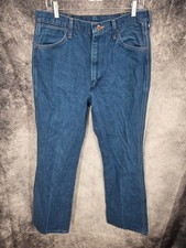 Vtg 70s 80s Wrangler Jeans Mens 36x34 USA No Fault 935 Den Cowboy Bootcut 
