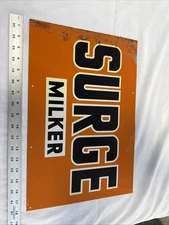 Surge Milker Vintage Metal Sign 12" x 18"