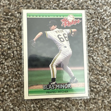 Donruss 1992 The Rookies Blas Minor Rookie Card #81 Pittsburgh Pirates MLB. rookie card picture