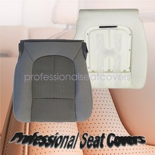 For 2011-2016 Ford F250 F350 Driver Bottom Cloth Seat Cover Gray Foam Cushion