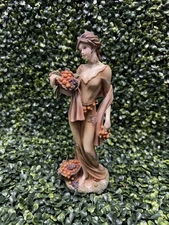 VTG 2004 Lady Autumn #12233-04 Fruit Home Interiors & Design 3.25"W Base x 10"H