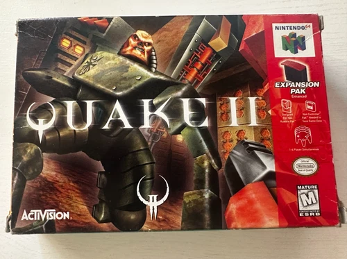 Quake 2 - Nintendo 64 (N64) w/ Box and Manual