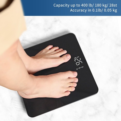 Digital Bathroom Scale for Body Weight, Weighing Professional Since 2001, Cle... - Picture 3 of 8