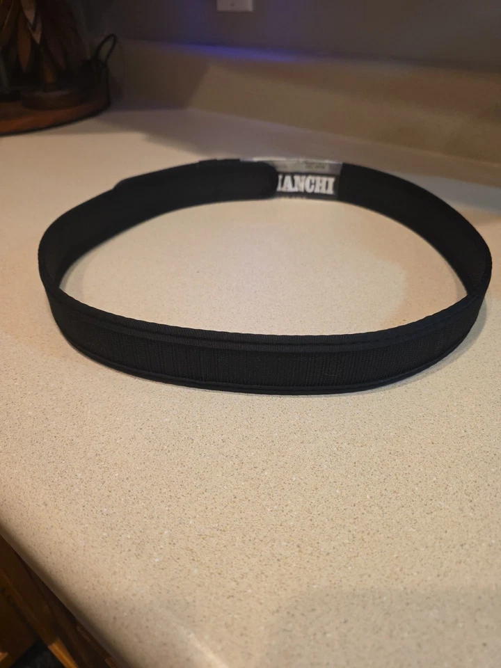 Cinturón forro Bianchi 17707 7205 34"-40" nailon 1,50" ancho negro Foto 2 de 3