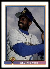 1991 Bowman Alvin Davis Seattle Mariners #258