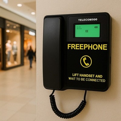 TELECOM500 DPH500 4G GSM SCHREIBTISCH WAND FREEPHONE AUTODIAL HOTEL KRANKENHAUS TAXI TELEFON