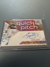 2021 Mosaic Daulton Jefferies #QPA-DJ Quick Pitch Auto RC Oakland Athletics