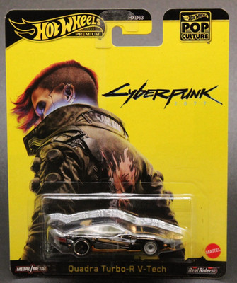 Hot Wheels - Cyberpunk - Quadra Turbo-R V-Tech, Pop-Culture - Neu&Ovp