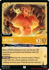 Gaston - Frightful Bully Lorcana TCG 10 - 2/204 Holofoil