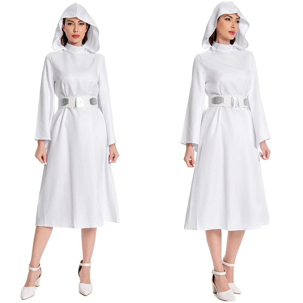 strapless open back dress SW Leia White Dress Childrenswear Kids Children Cosplay Costume Outfit –  Cosplaysky.ca