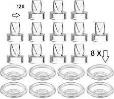 Universal Duckbill Valves  Silicone Diaphragm Compatible w/ Most Pumps 20 pcs 