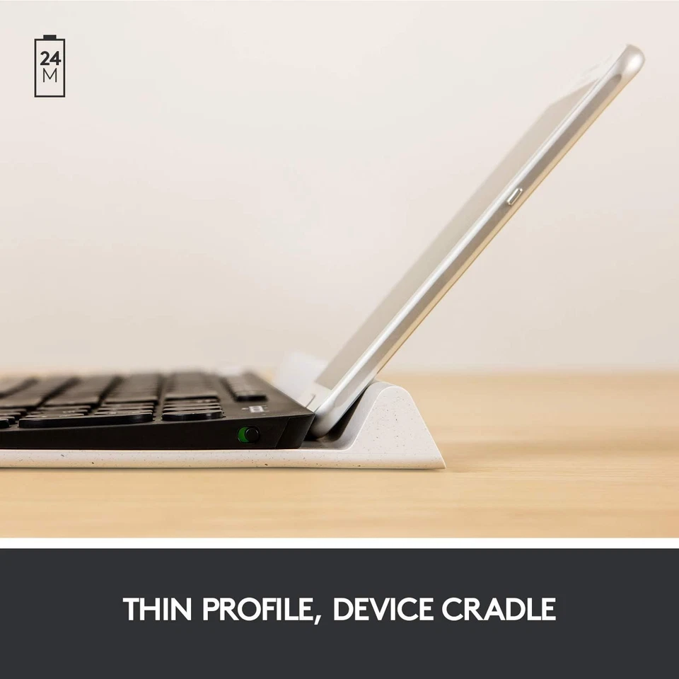 Logitech K780 Multi-Device Wireless Keyboard, QWERTY US International Layout - G - Image 4 of 4