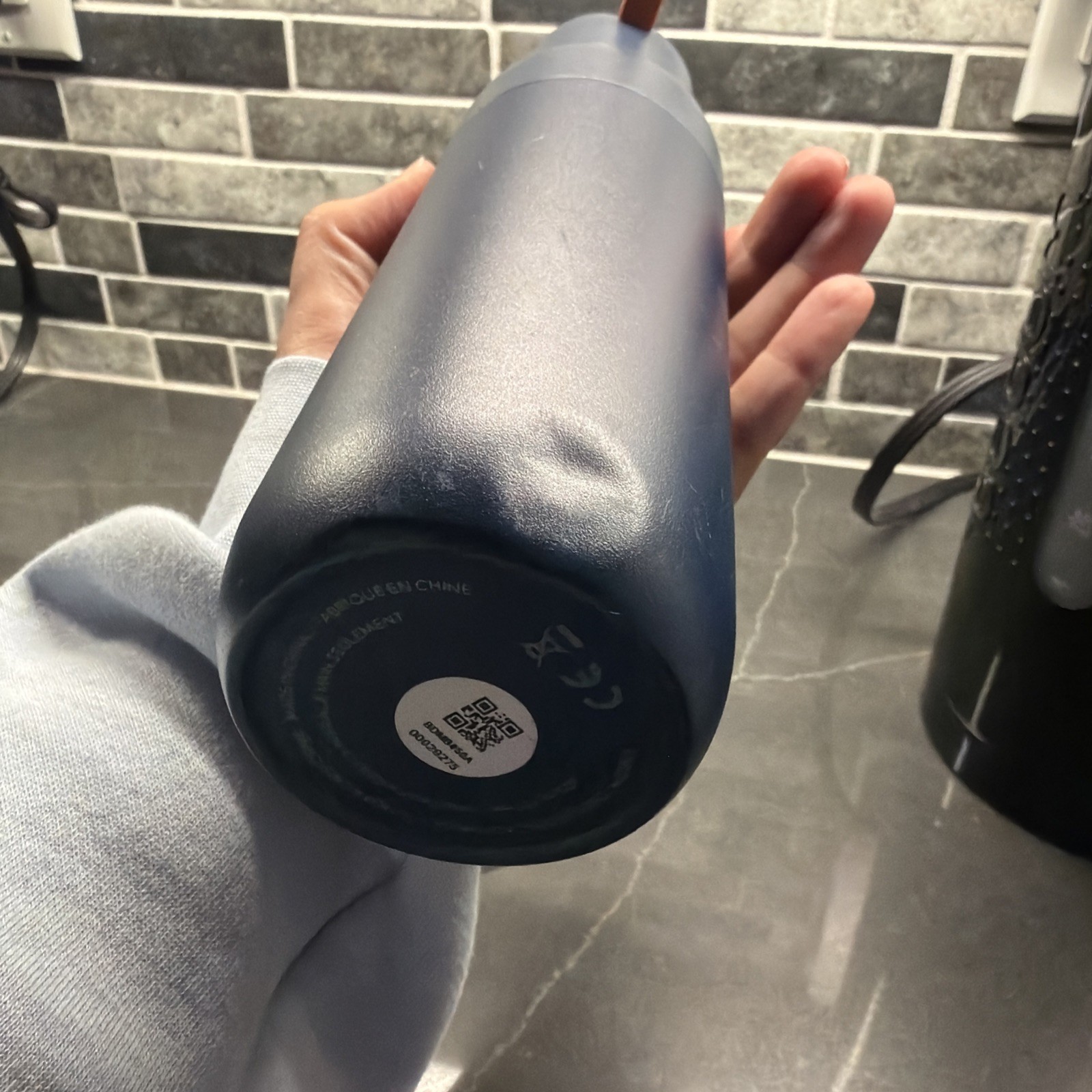 LARQ PureVis Self-Cleaning Water Bottle 17oz Insulated - Monaco Blue  Branded