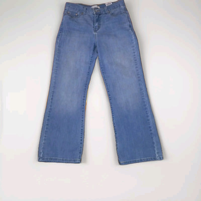 Levi's 512 Perfectly Slimming Jeans Size 10 Bootcut Embellished Pockets