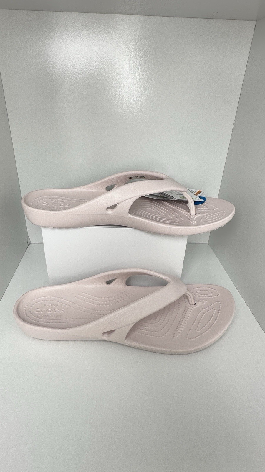 Crocs Women’s Kadee Pink Rubber Flip Flops Sandals Size 10