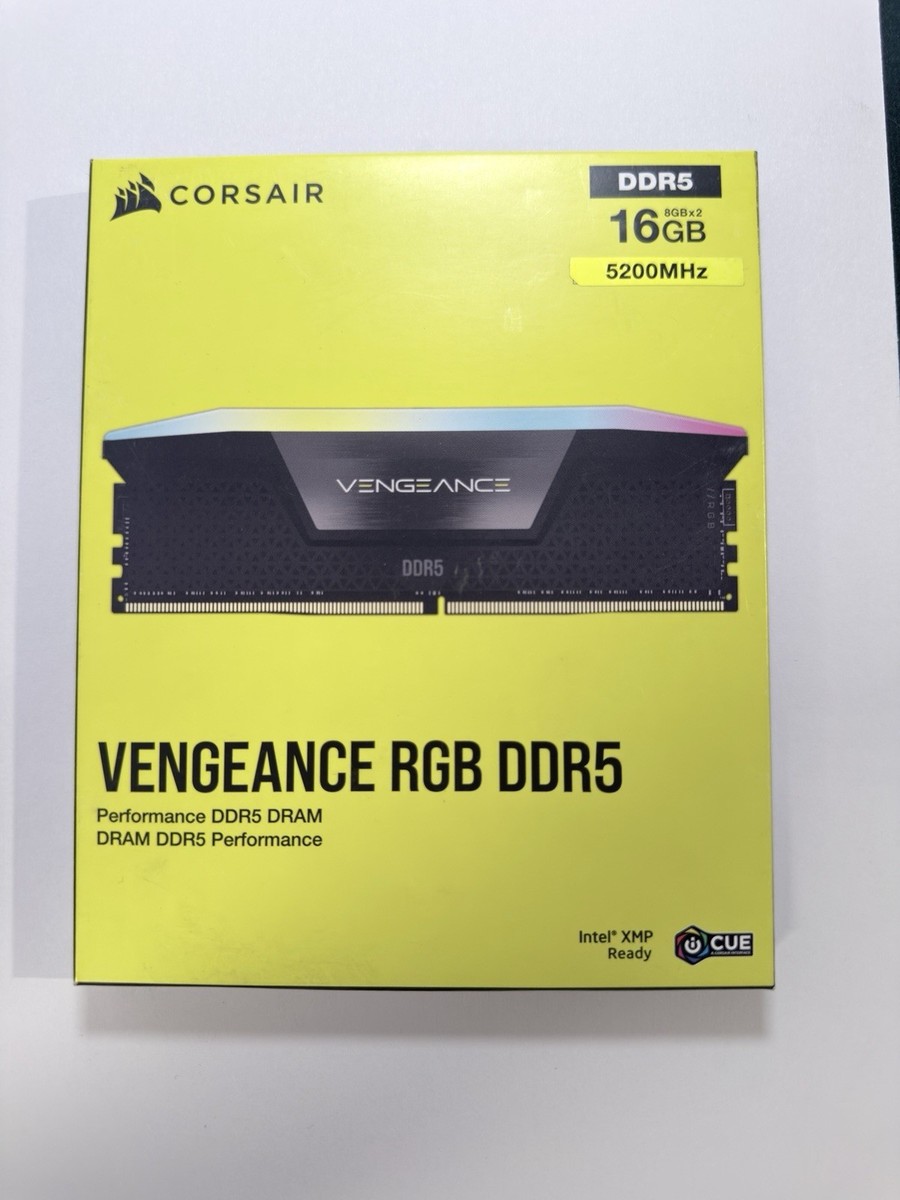SEALED | Corsair Vengeance RGB DDR5 DRAM | 16GB (2 x 8GB