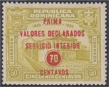 Dominican Republic Change Letter 5 Cathedral Of Santo Domingo MNH