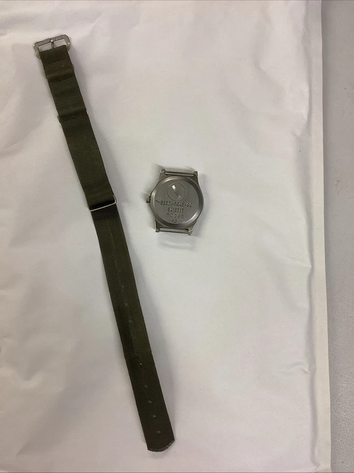 Reloj CWC Royal Navy Edición Fecha de emisión 1990, Guerra del Golfo RM RAF Ejército Británico G10 Foto 3 de 4