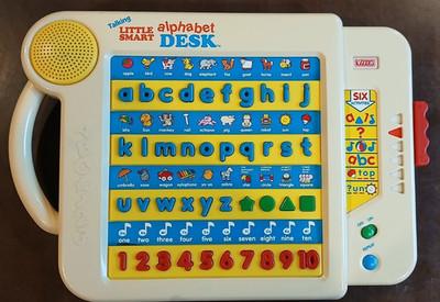 Vintage Vtech Talking Little Smart Alphabet Desk Tested & Works Pre-owned
