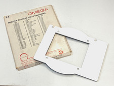 OMEGA 4X5" D Ser. Enlarger Negative Carrier for 4X5" format, open box
