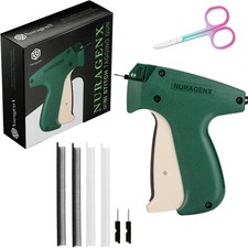 Stitch Gun, Mini Stitch Gun for Clothes with Extra Needles, 3200 Black  White F