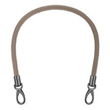 Braided Purse Strap, 25.6 Inch for Handbag Tote Making  Gray-Brown 