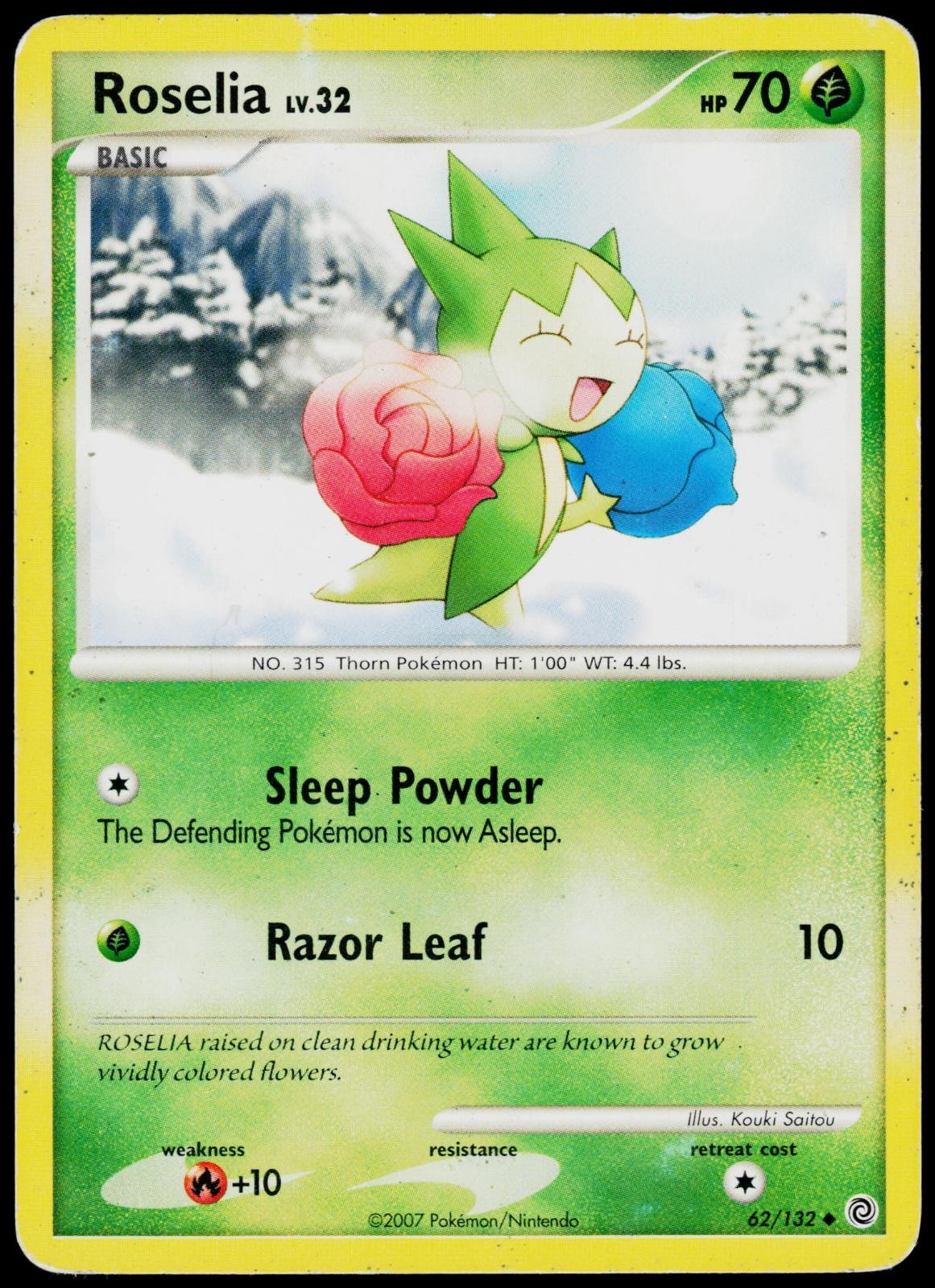 Roselia 62/132 Secret Wonders - Pokemon MP (Uncommon)